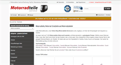 Desktop Screenshot of motorradteile-service.de